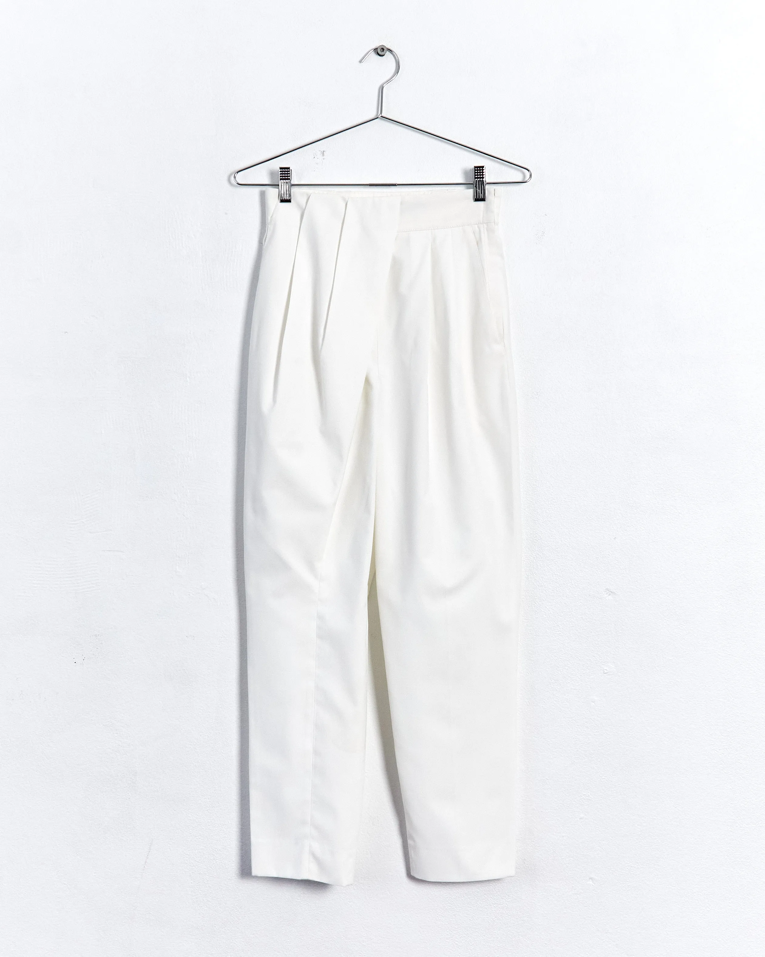 Proenza Schouler wrap front tapered pants, ivory, 6