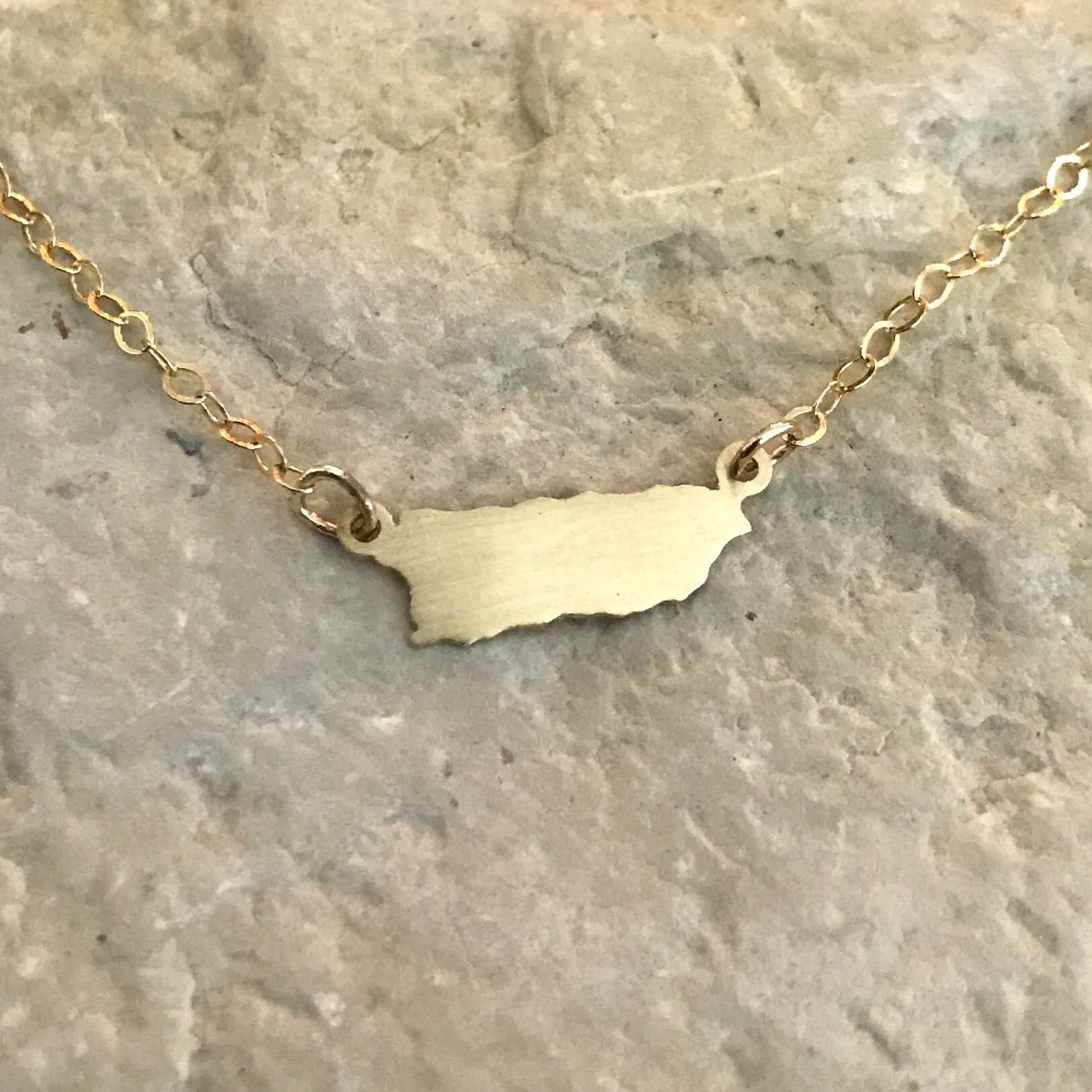 Puerto Rico Necklace gold
