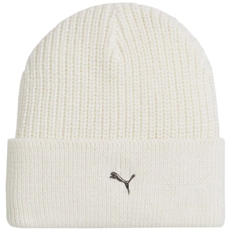 Puma Thermal Comfort Metal Cat Beanie - Stylish White Knit for All Seasons