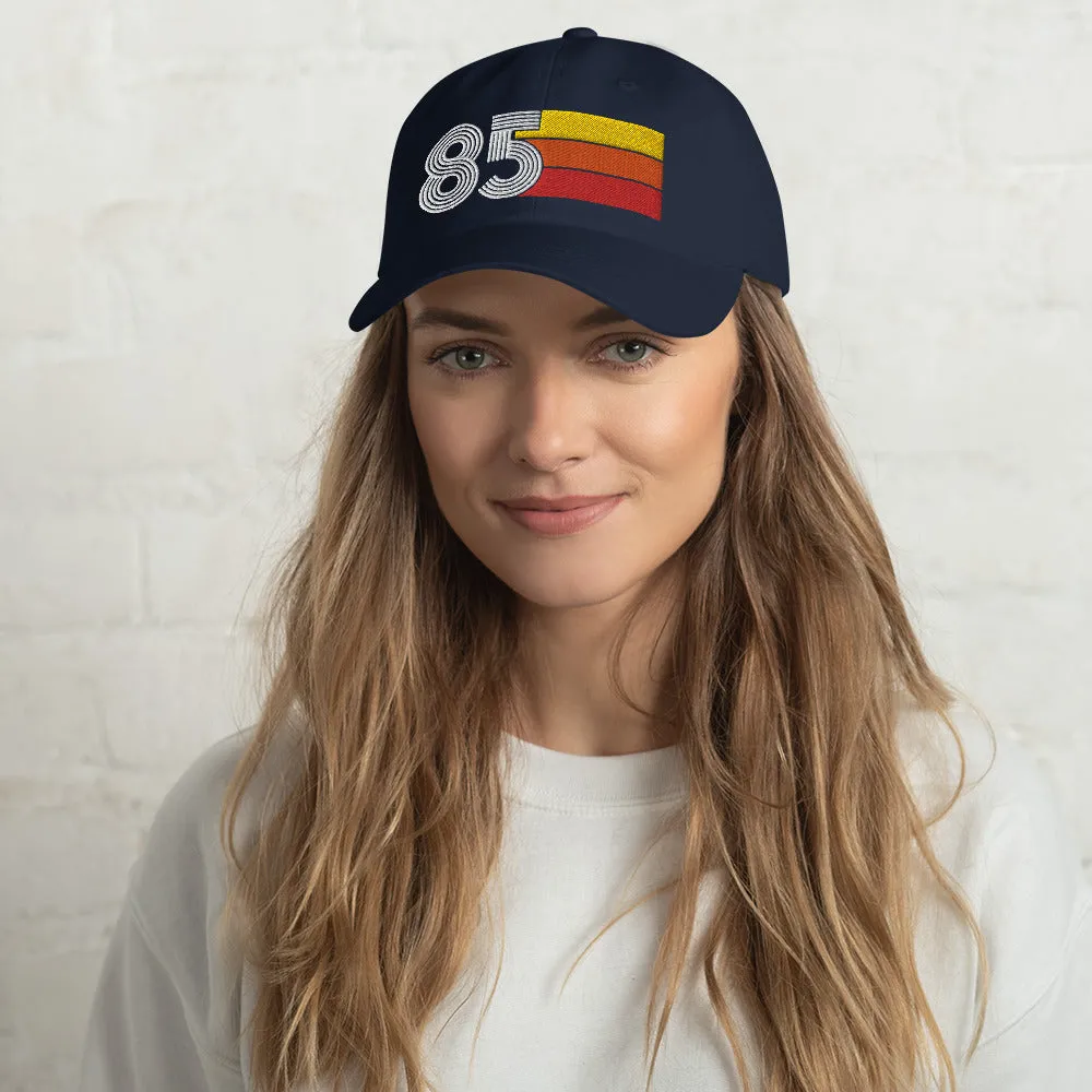 Retro Tri-Line 1985 Baseball Dad Hat
