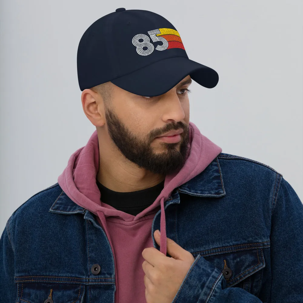 Retro Tri-Line 1985 Baseball Dad Hat