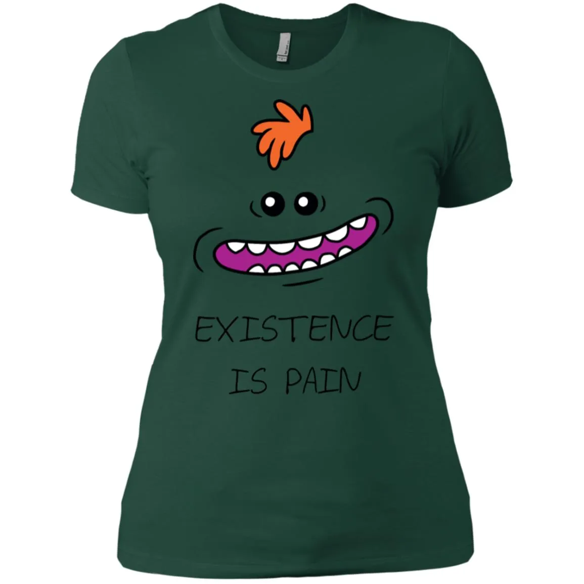 Rick And Morty Mr Meeseeks Existence Is Pain Women T-Shirt