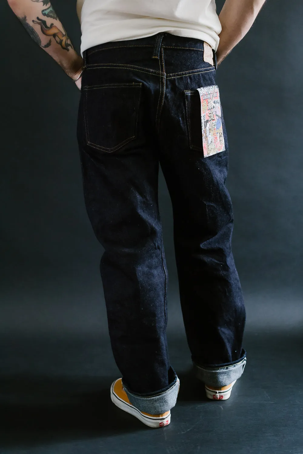 S510XX25ozGA-25th - 25oz "Ganryu-Jima" Selvedge Denim - Regular Straight Fit
