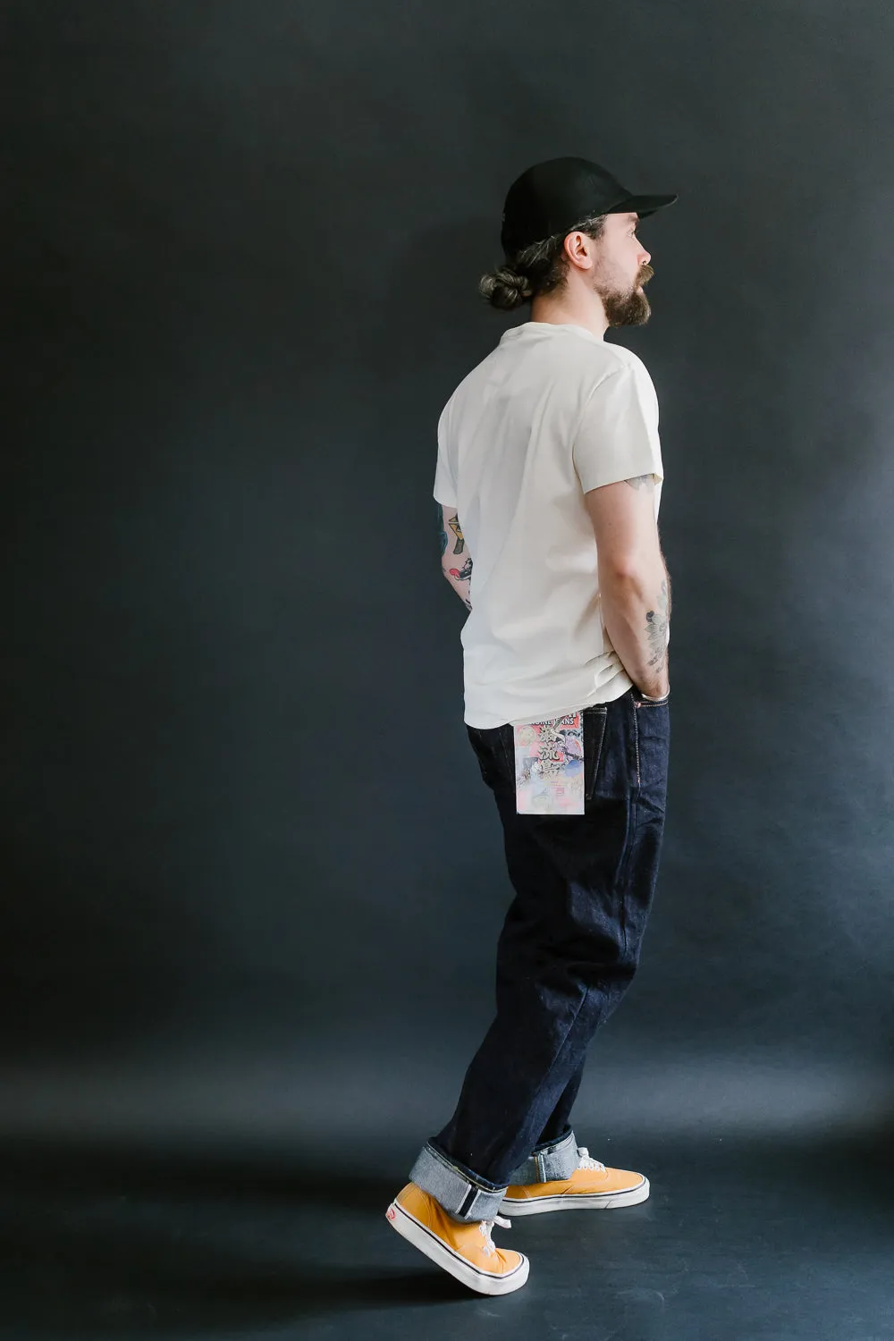 S510XX25ozGA-25th - 25oz "Ganryu-Jima" Selvedge Denim - Regular Straight Fit