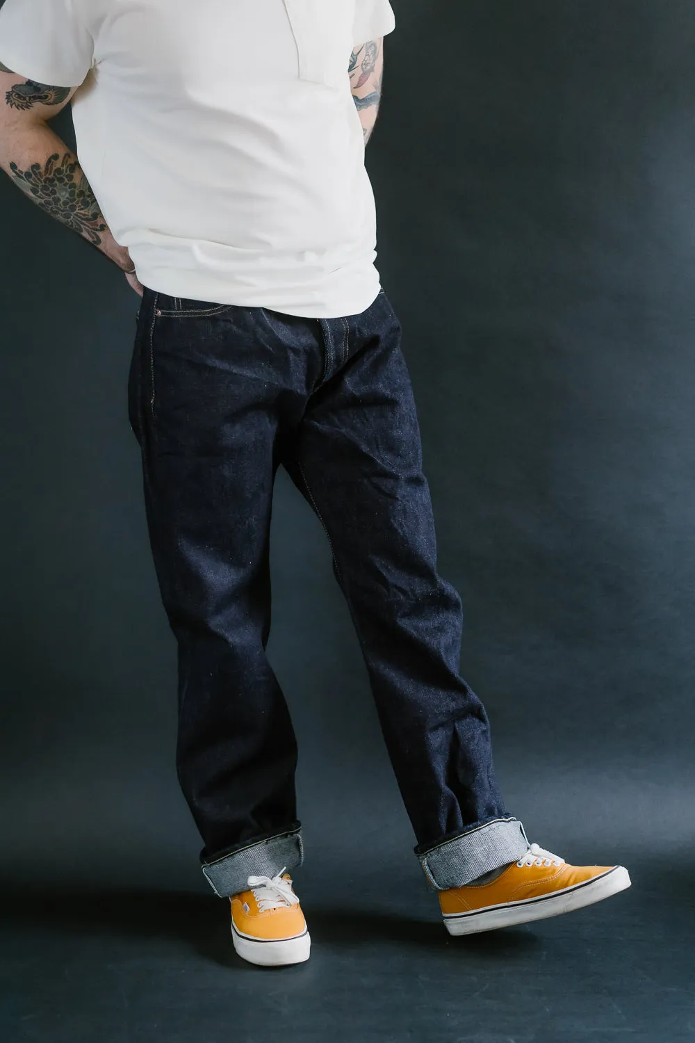 S510XX25ozGA-25th - 25oz "Ganryu-Jima" Selvedge Denim - Regular Straight Fit