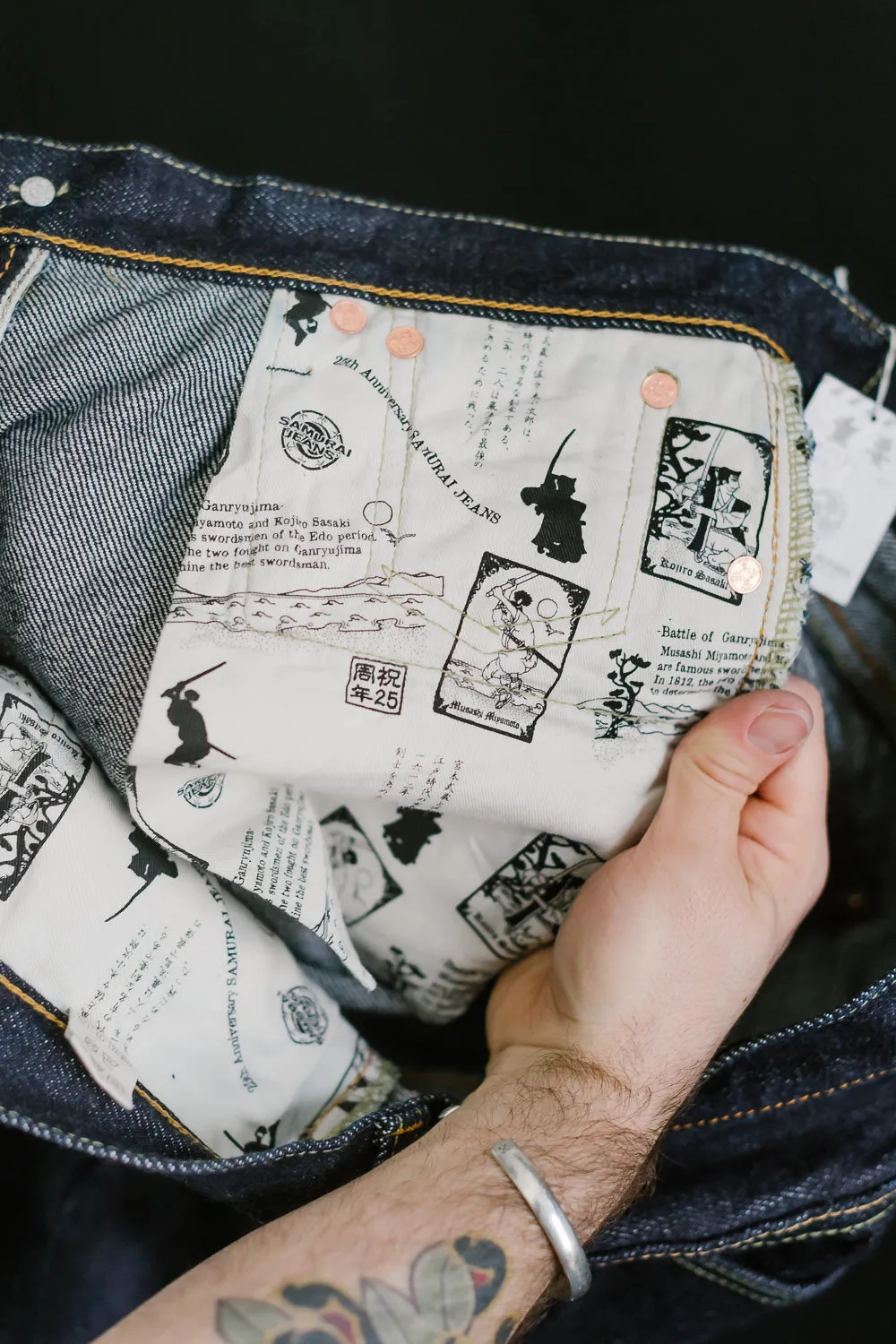 S510XX25ozGA-25th - 25oz "Ganryu-Jima" Selvedge Denim - Regular Straight Fit