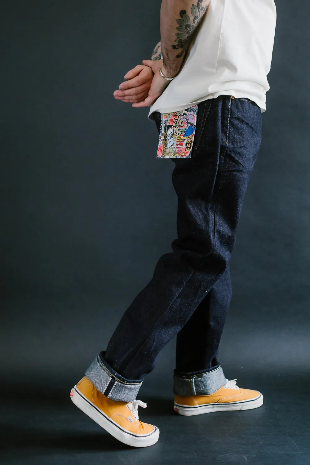 S510XX25ozGA-25th - 25oz "Ganryu-Jima" Selvedge Denim - Regular Straight Fit