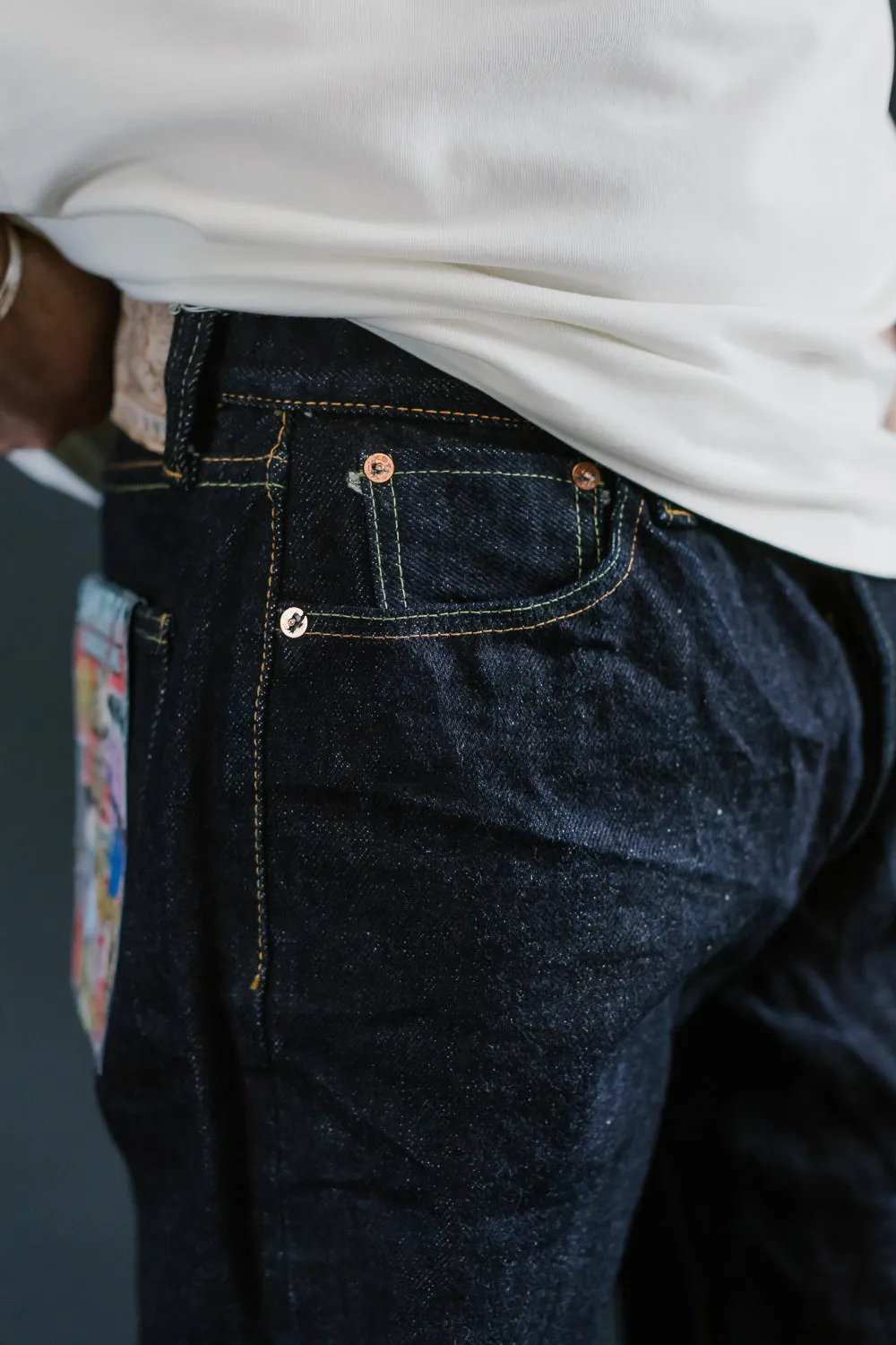 S510XX25ozGA-25th - 25oz "Ganryu-Jima" Selvedge Denim - Regular Straight Fit