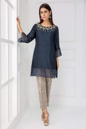 Sadia Aamir - Midnight Blue Royal - SA-LP04 - Khaddi Cotton - 1 Piece