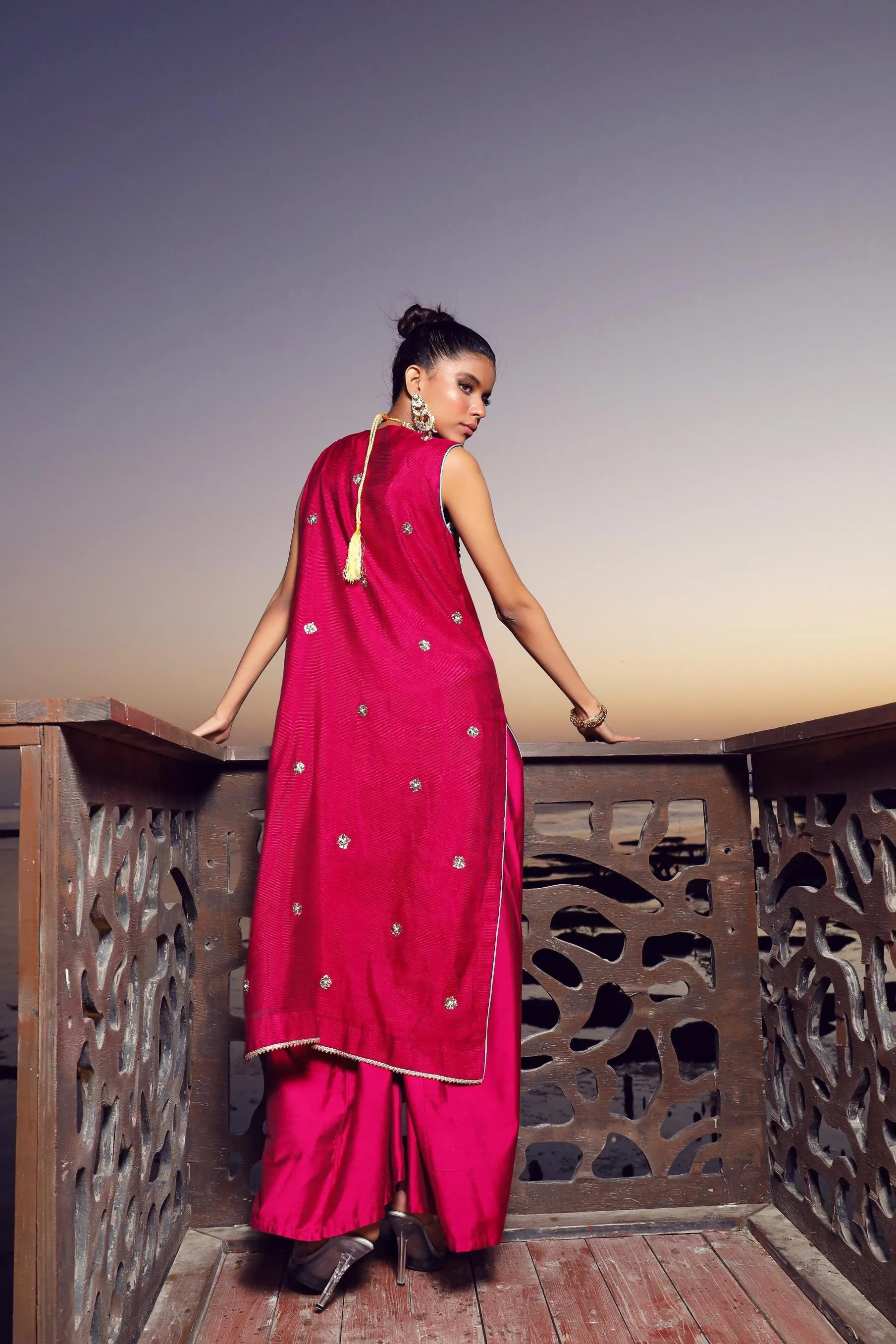 Sadia Aamir - Sharar - Khaddi - 3 Piece