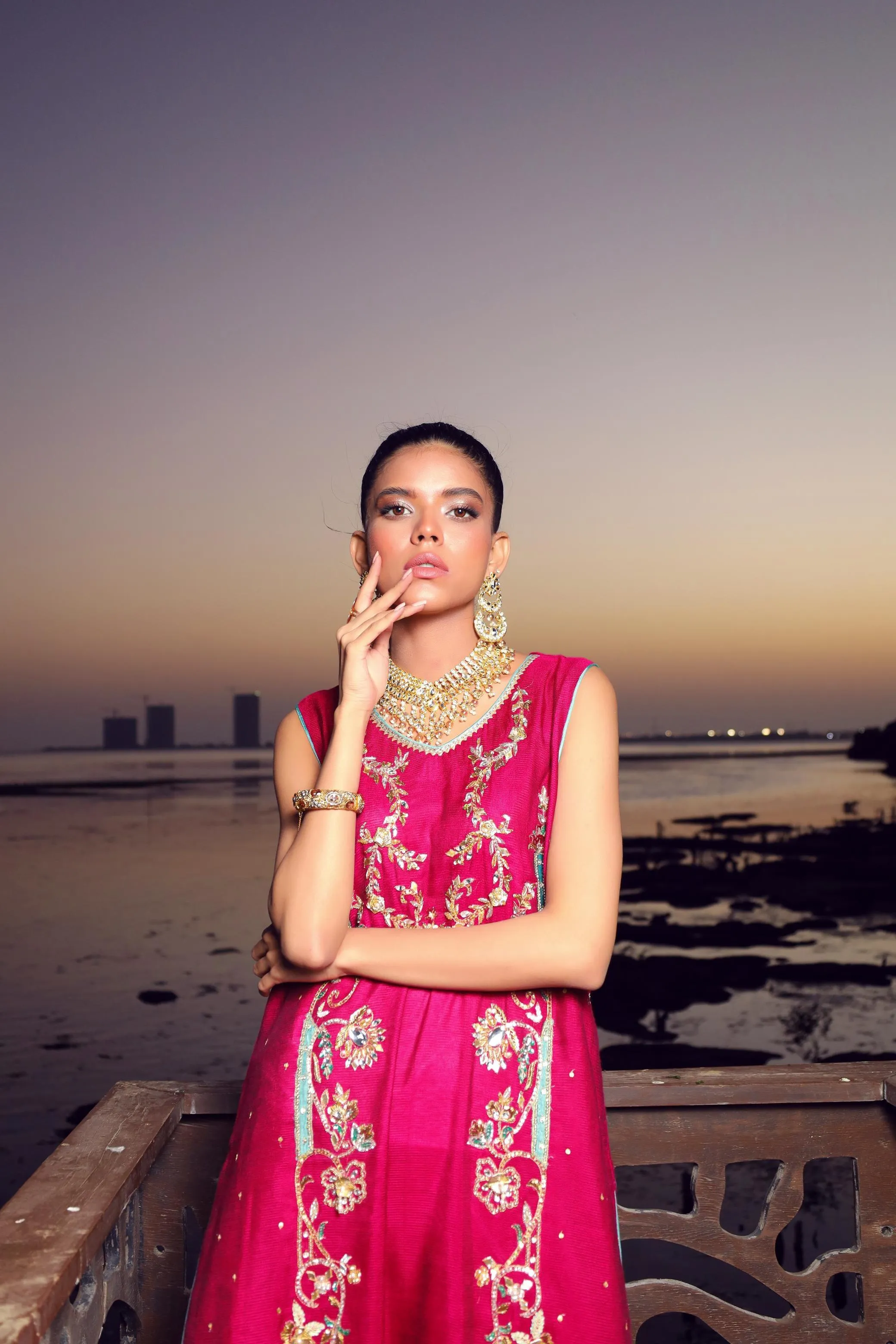 Sadia Aamir - Sharar - Khaddi - 3 Piece