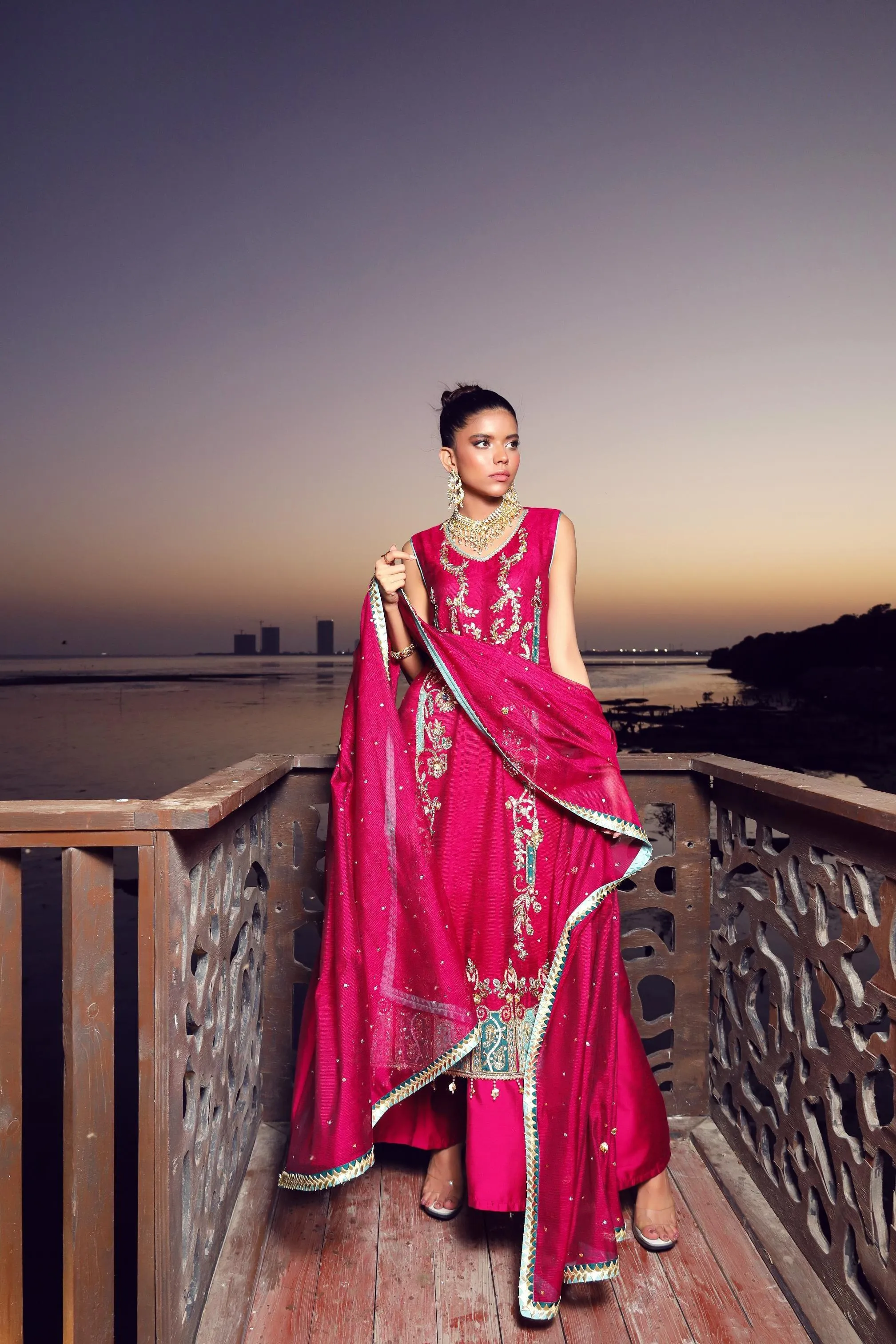Sadia Aamir - Sharar - Khaddi - 3 Piece