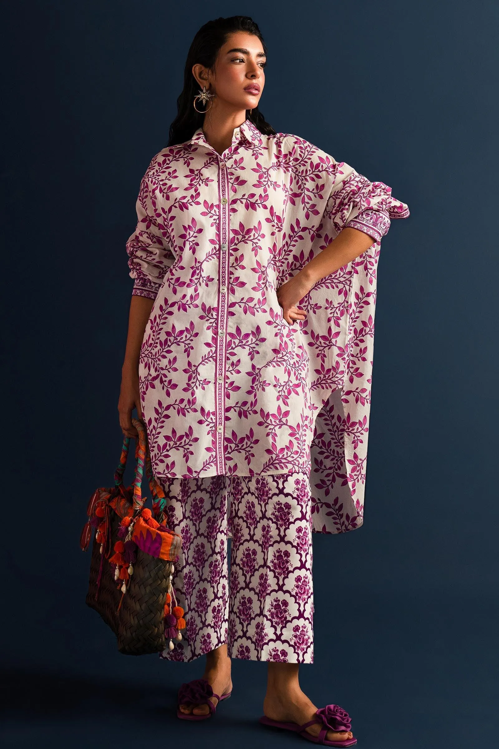 Sana Safinaz - H242-002B-2C - Lawn - 2 Piece - Unstitch
