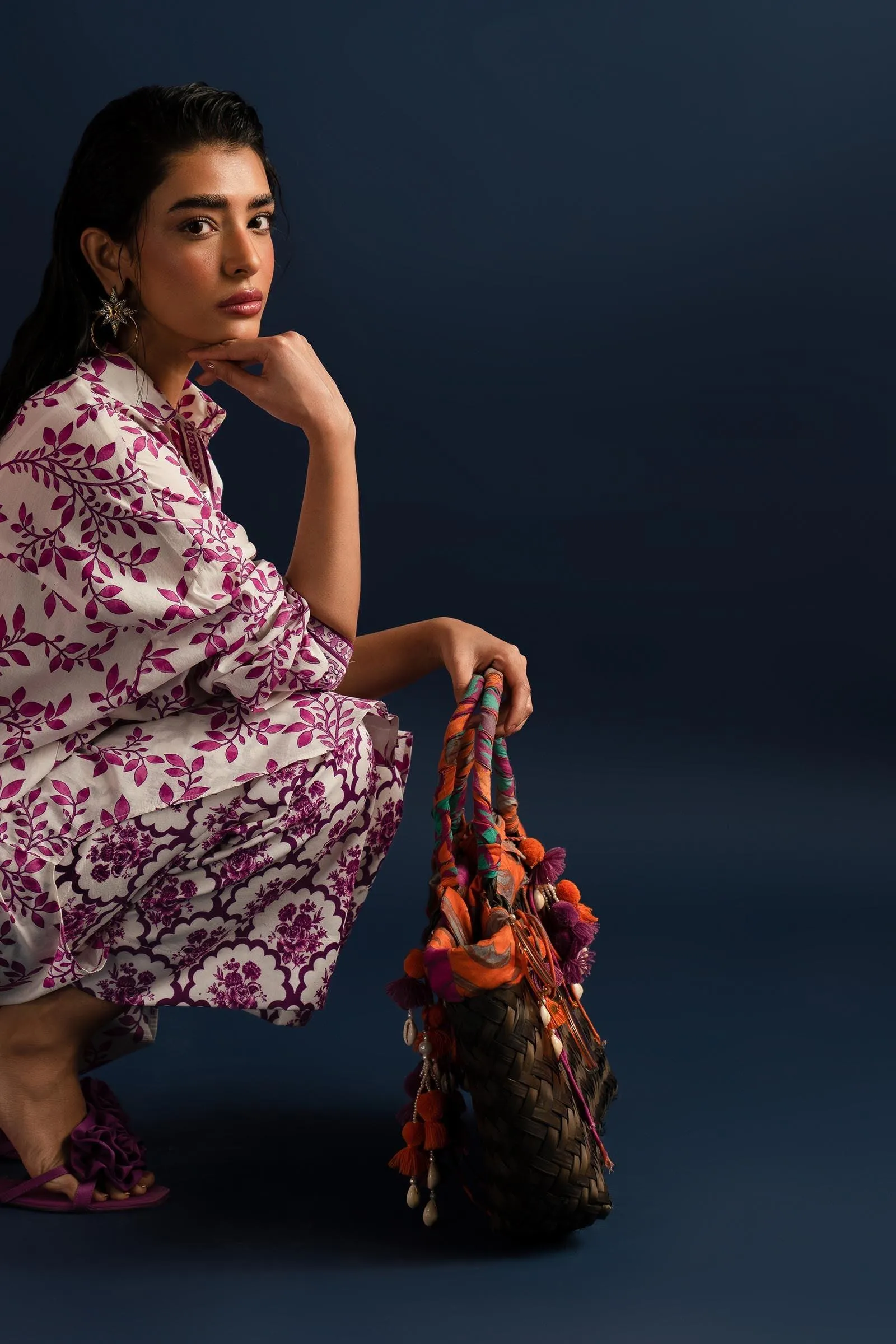 Sana Safinaz - H242-002B-2C - Lawn - 2 Piece - Unstitch