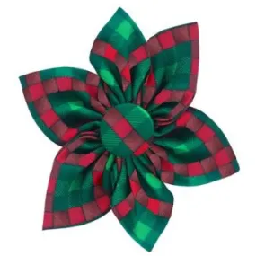 Scottish Check Collar Bow