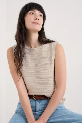 Seasalt Tepel Knitted Vest Top Chalk WM33648-19489