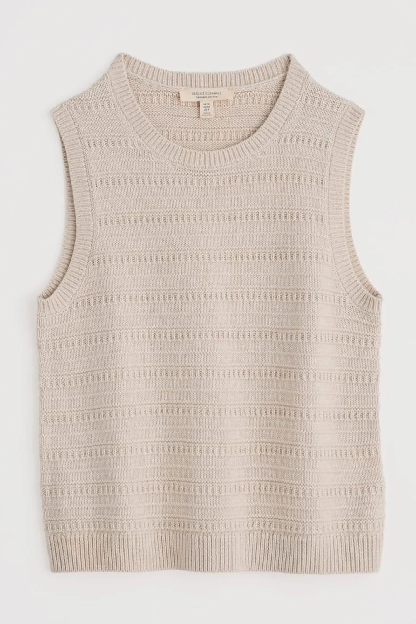 Seasalt Tepel Knitted Vest Top Chalk WM33648-19489
