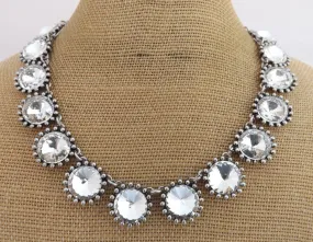 Silver Bling Collar Necklace