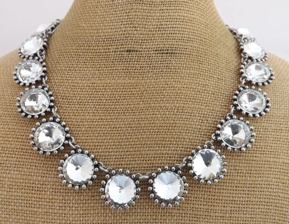 Silver Bling Collar Necklace