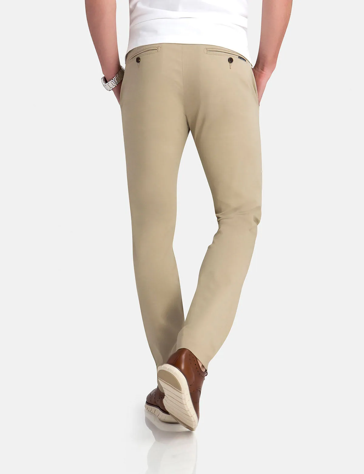 STRAIGHT SATEEN CHINOS