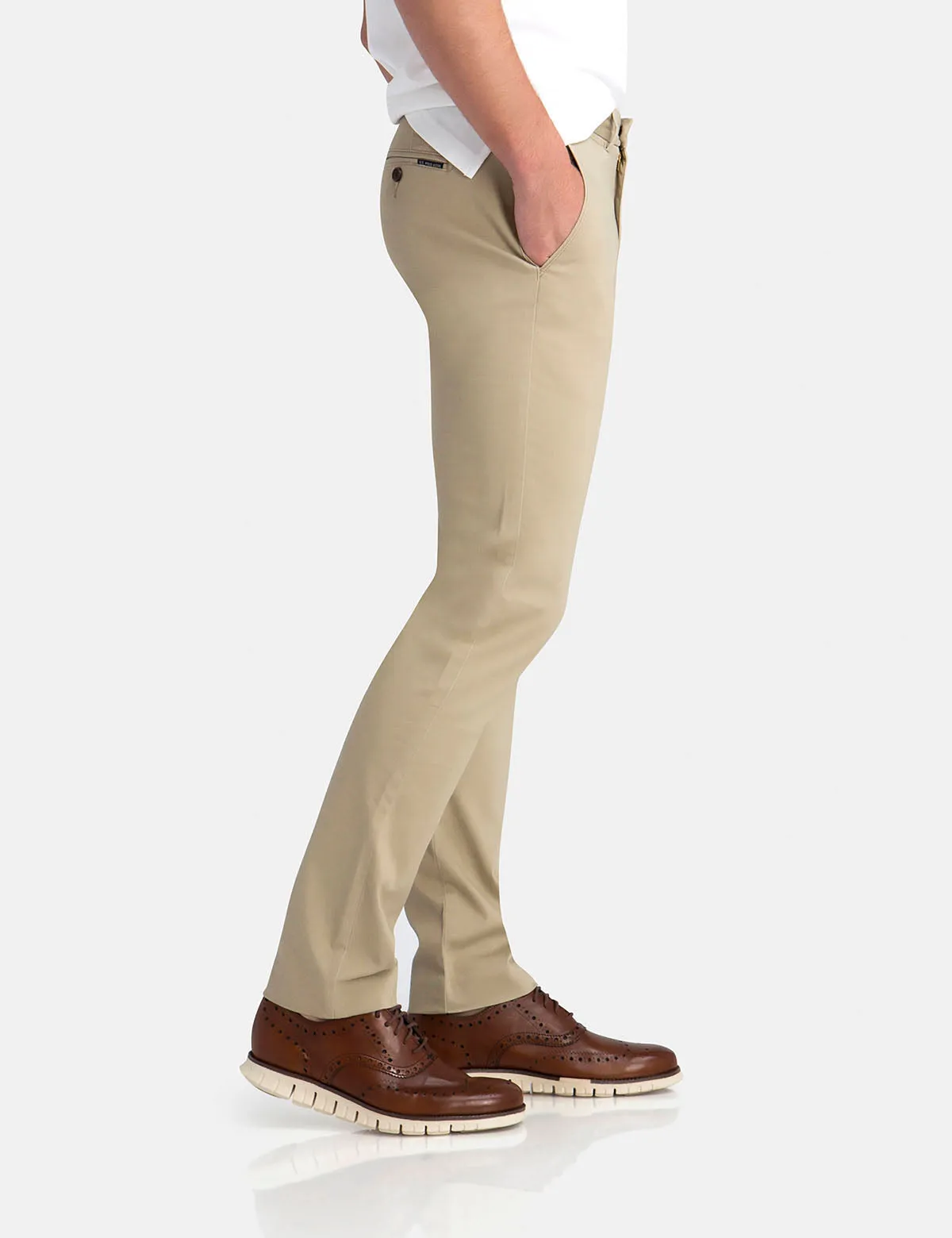 STRAIGHT SATEEN CHINOS