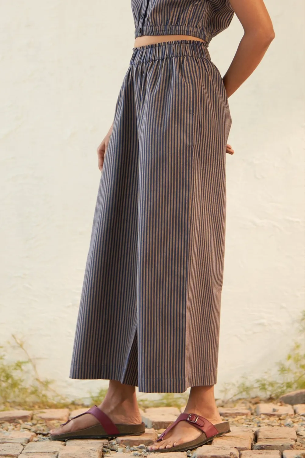 Stripe High Flared Lowers