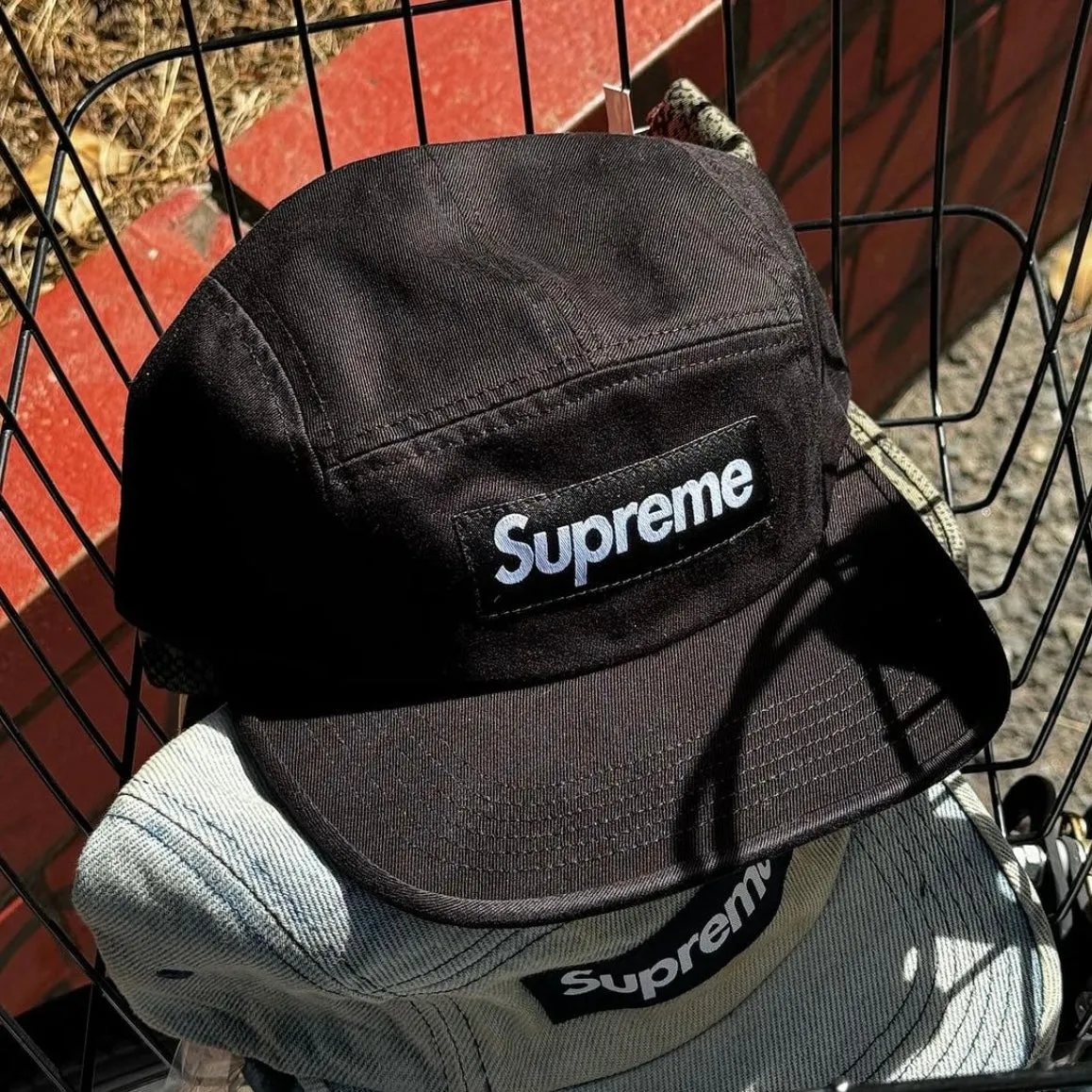 Supreme Box Logo Camp Cap Black