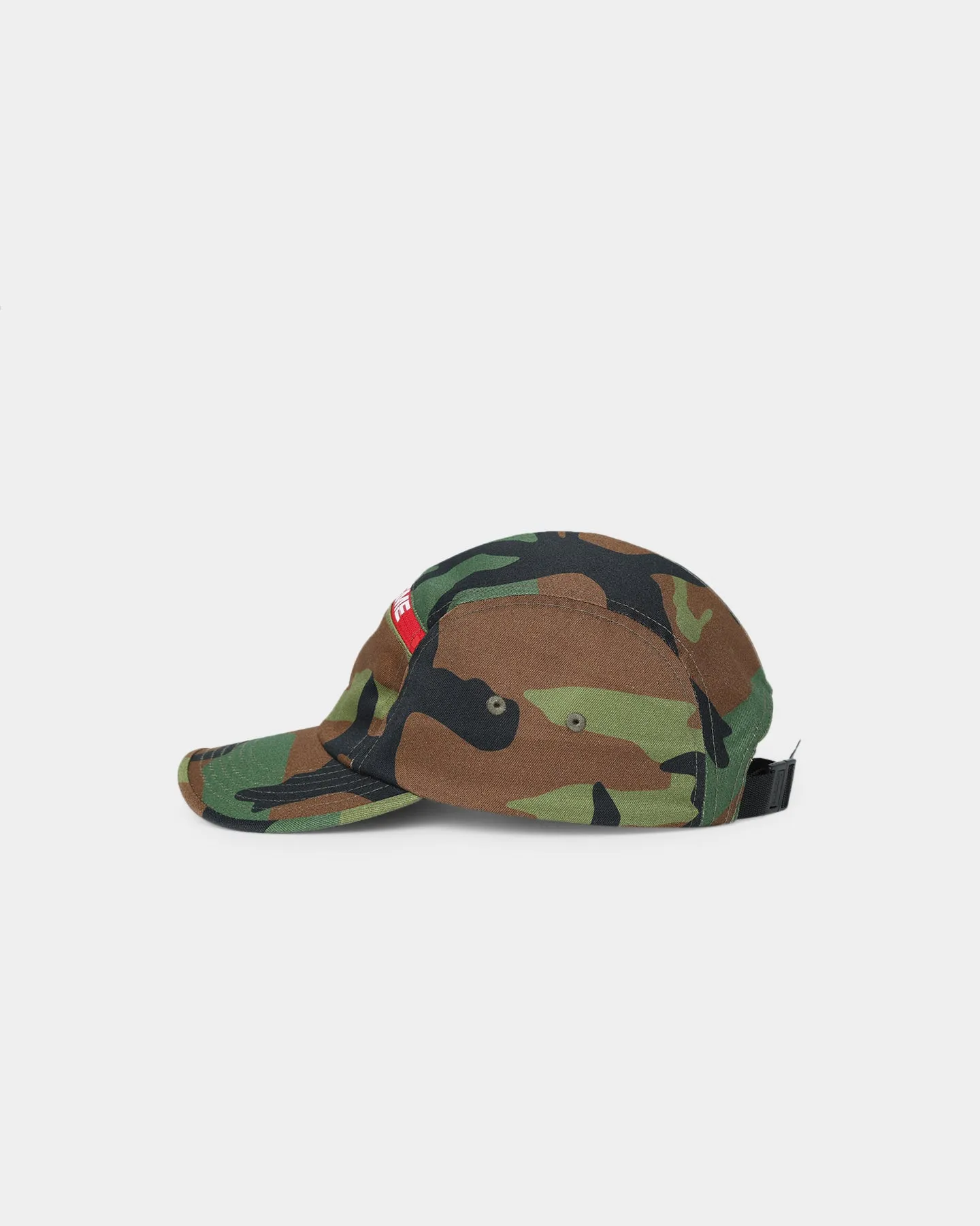 Supreme Top Zip Camp Cap Woodland Camo