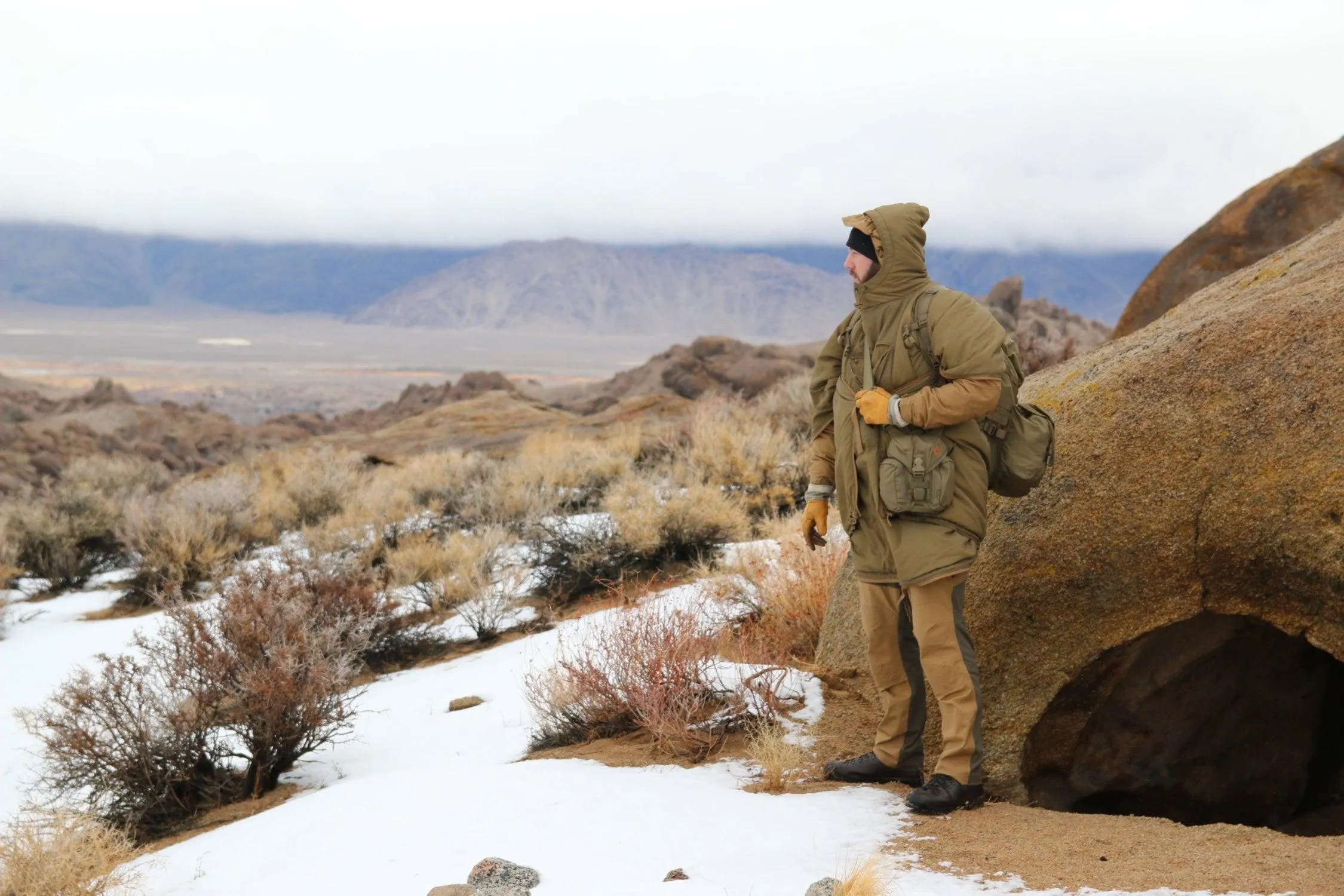 SWAGMAN ROLL Climashield Poncho - Desert Night Camo