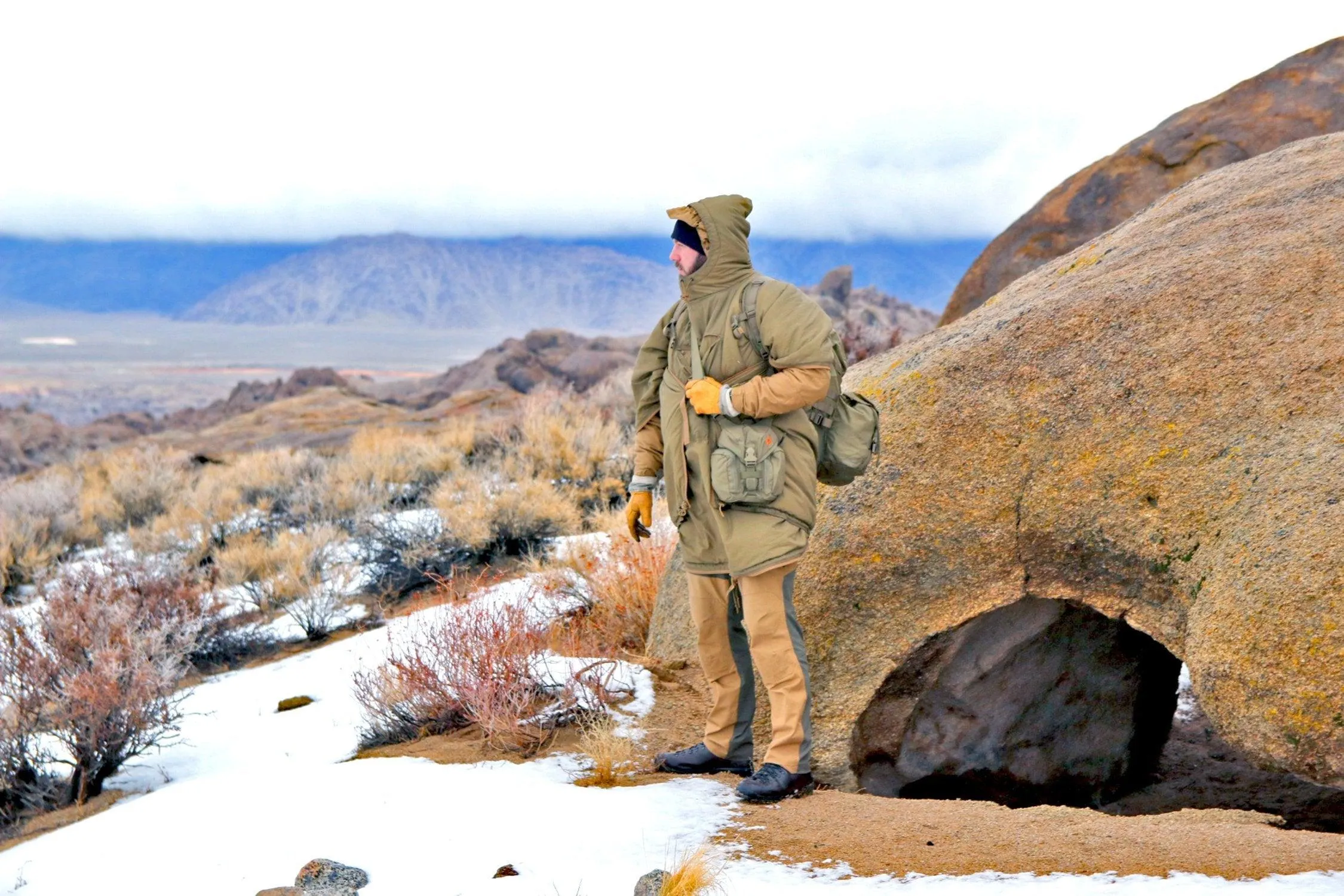 SWAGMAN ROLL Climashield Poncho - Desert Night Camo