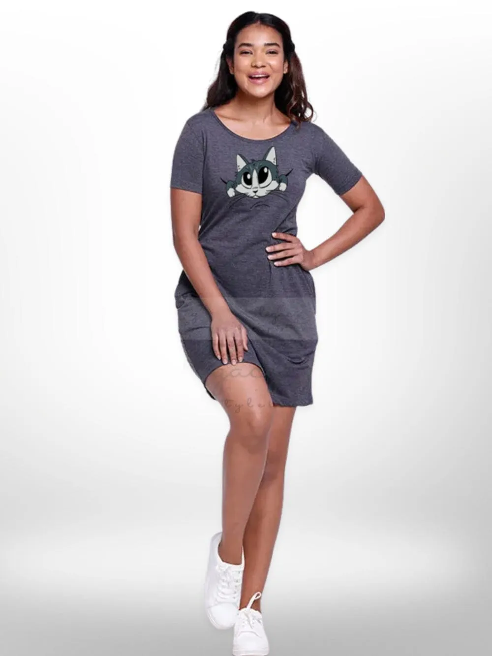 Sweet Puppy Ladies Long T-shirt