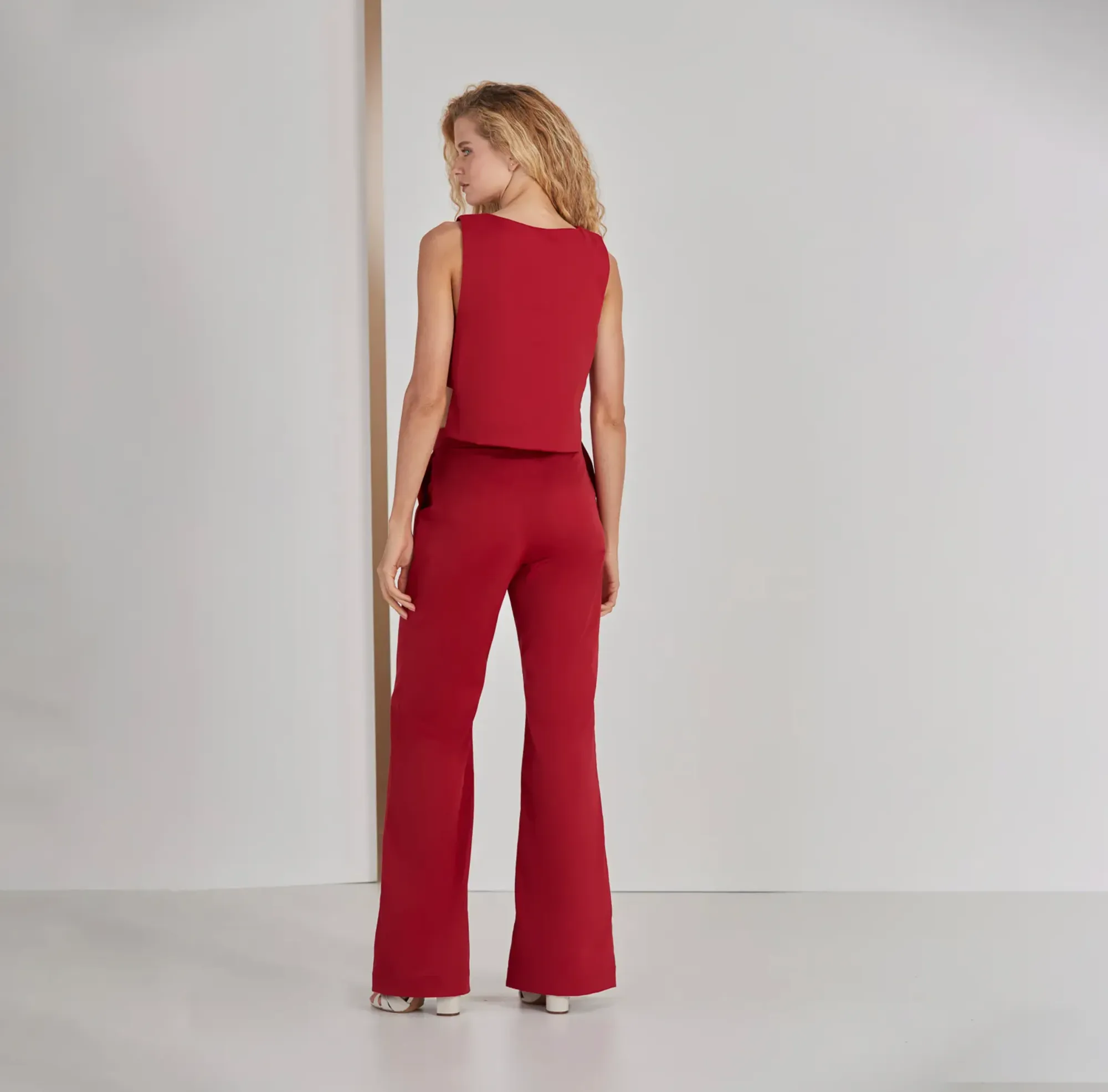 Tailored Straight Pants