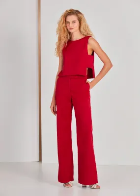Tailored Straight Pants