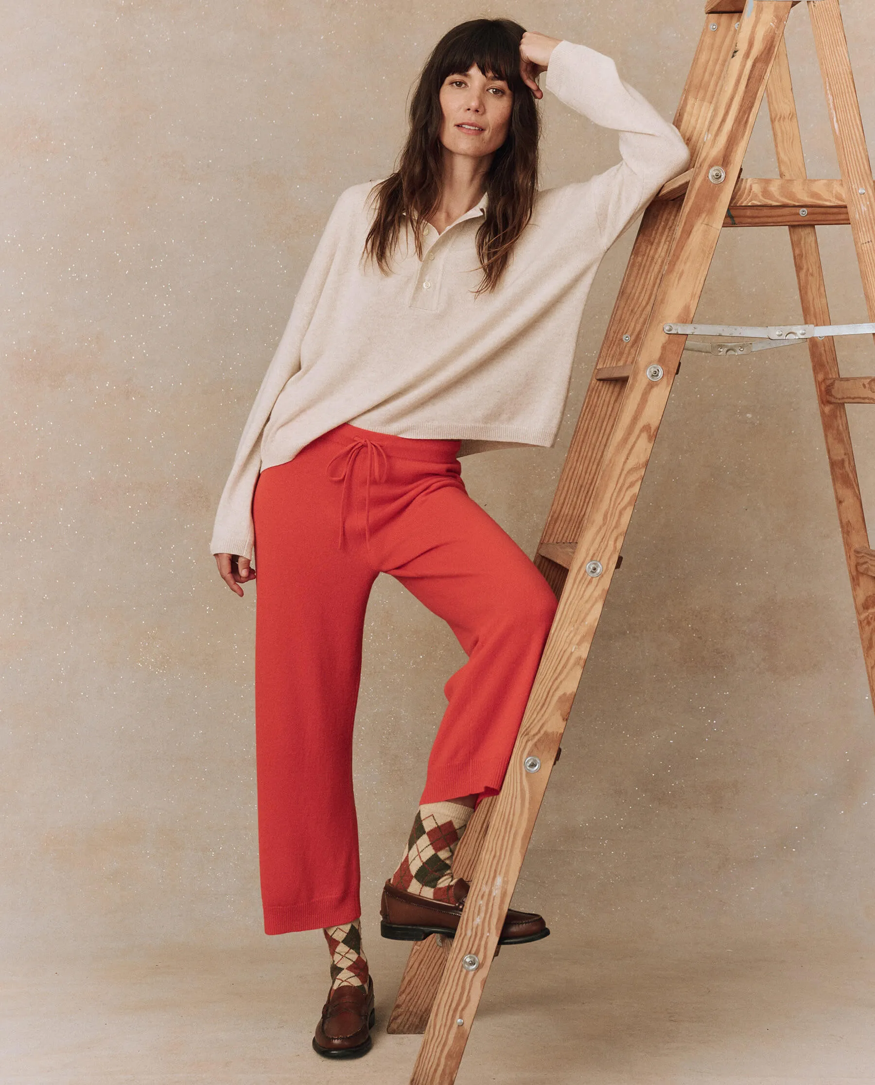 The Cashmere Lantern Pant. -- Ember
