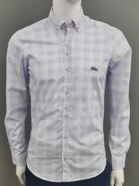 The Surf Car Roma Casual Shirt 9052 - Blue/White