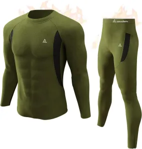 Thermal Underwear Long Johns Set Mens Winter Gift Hunting Gear Sport Base Layer Bottom Top