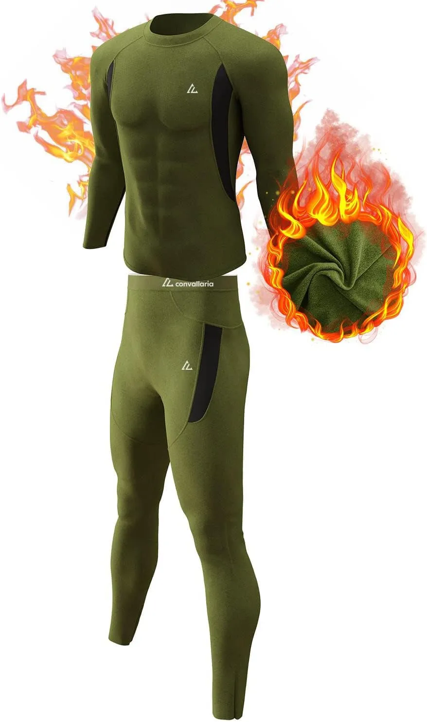Thermal Underwear Long Johns Set Mens Winter Gift Hunting Gear Sport Base Layer Bottom Top