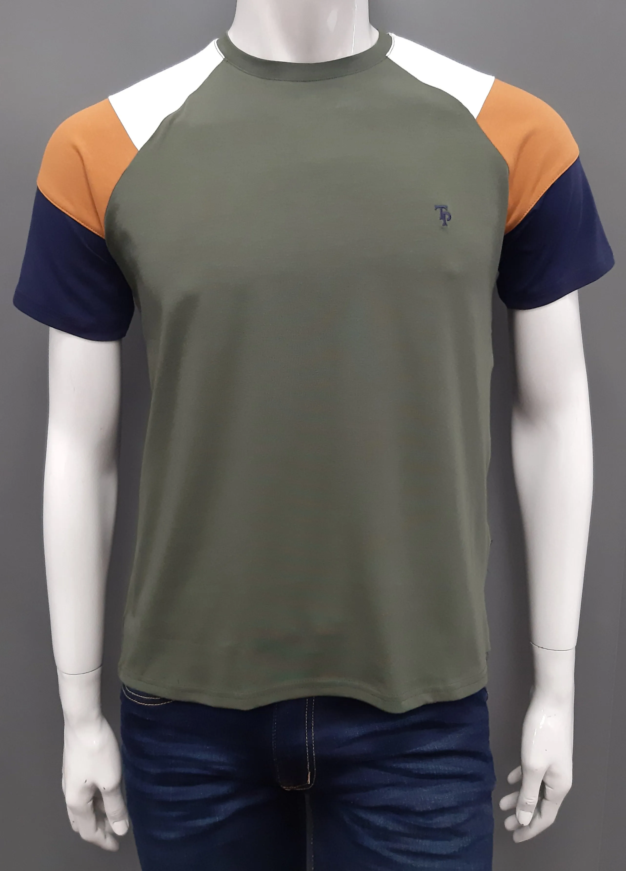 Tom Penn Short Sleeve T-Shirt 192 - Khaki
