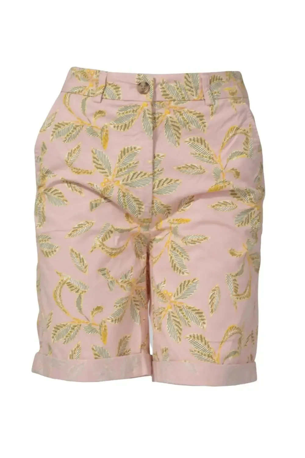 Tropical Print Chino Shorts