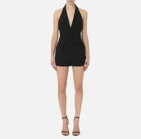 tuta corta in crepe con gilet tu01342e2110 Elisabetta Franchi