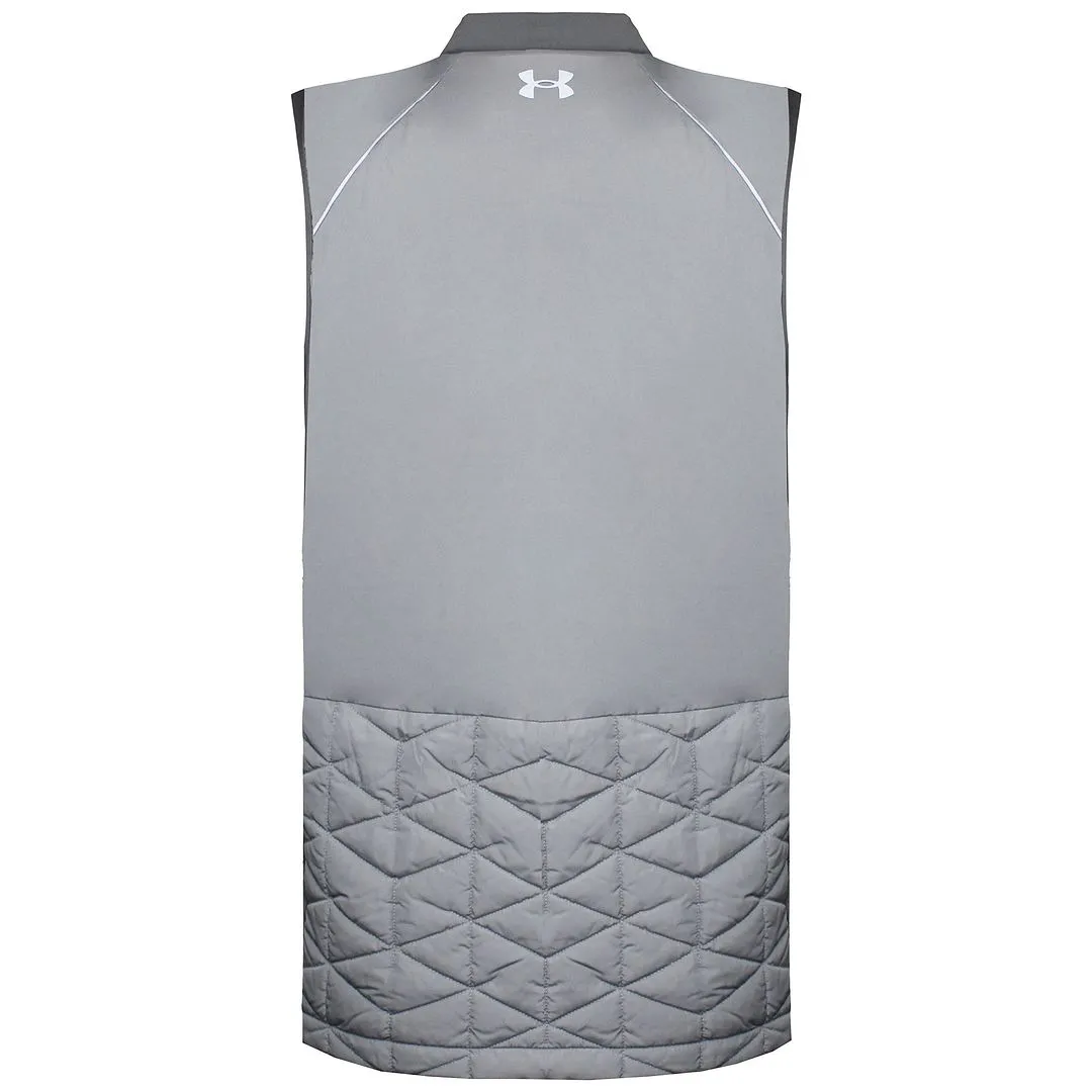 Under Armour Reactor Hybrid Mens Light Grey Golf Gilet