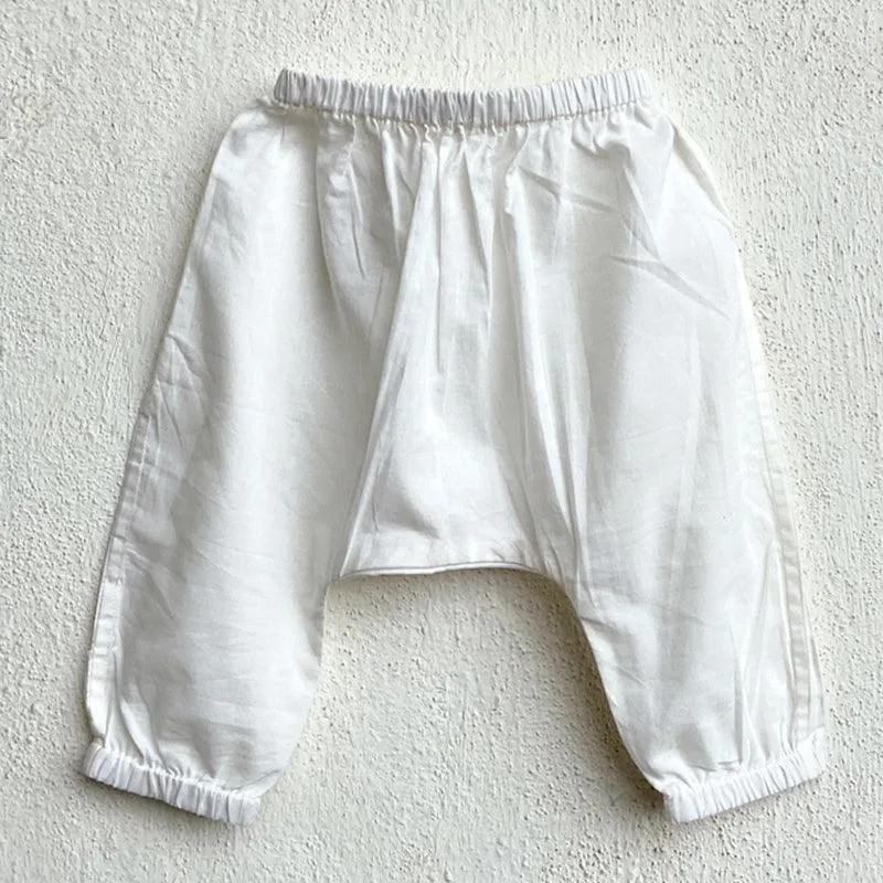 UNISEX ORGANIC ESSENTIAL WHITE KURTA   PANTS