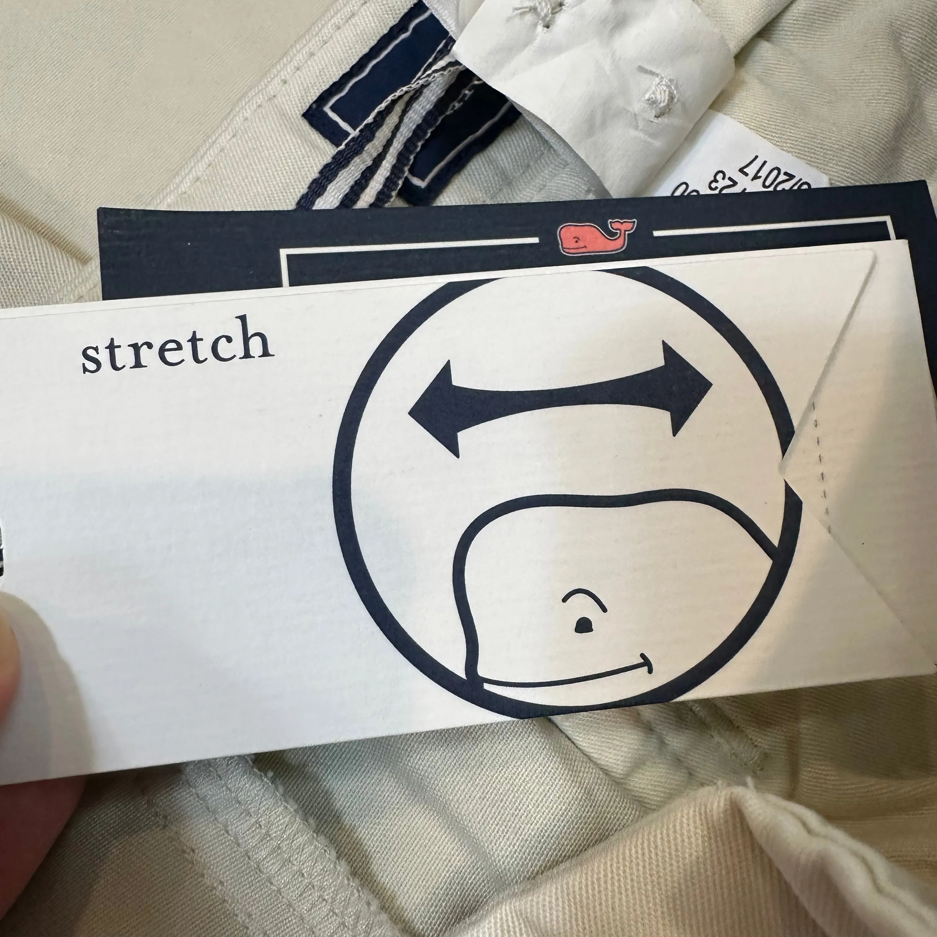 Vineyard Vines Slim Fit Pant Stretch Stone khaki Chino 34 X 32