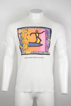 Vintage 80/90s Pipeline Surfing T-shirt - L