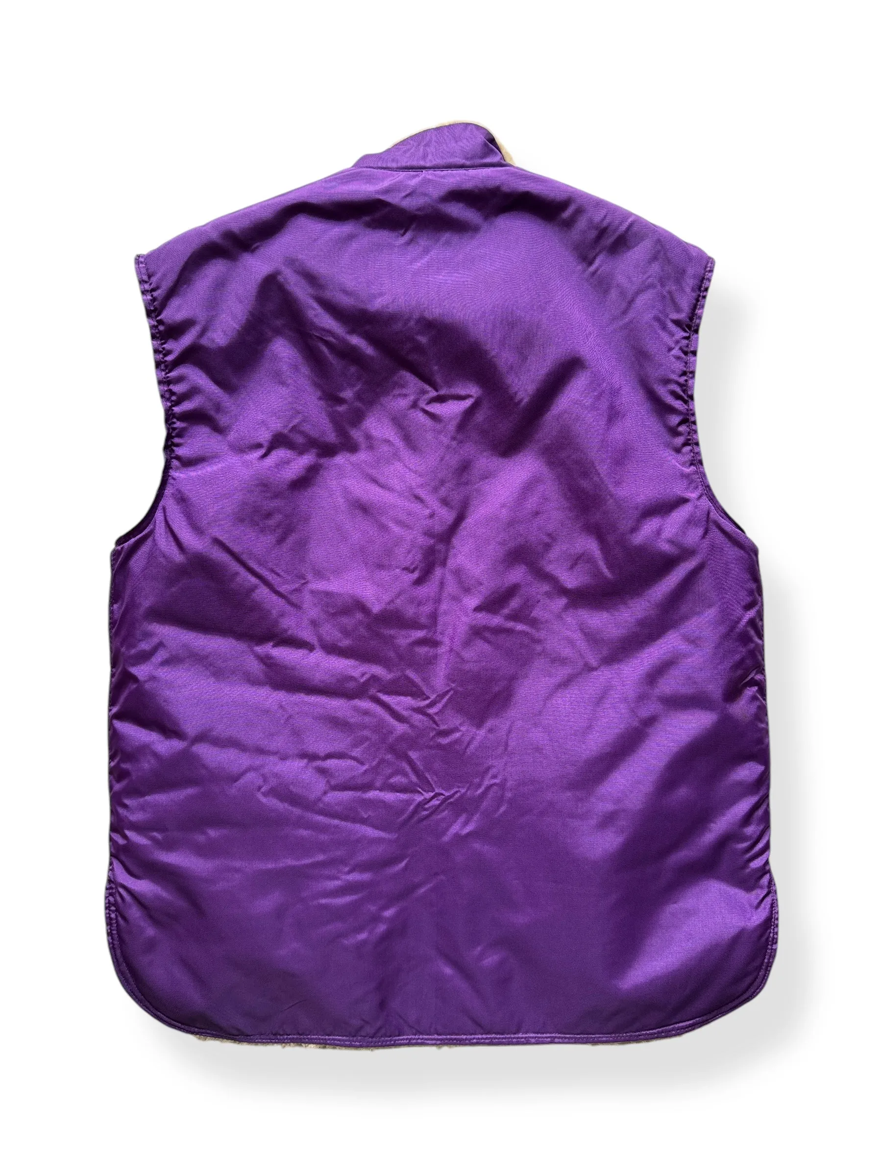 Vintage Deep Pile Fleece Vest SZ L