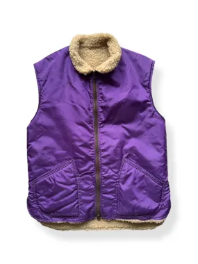 Vintage Deep Pile Fleece Vest SZ L