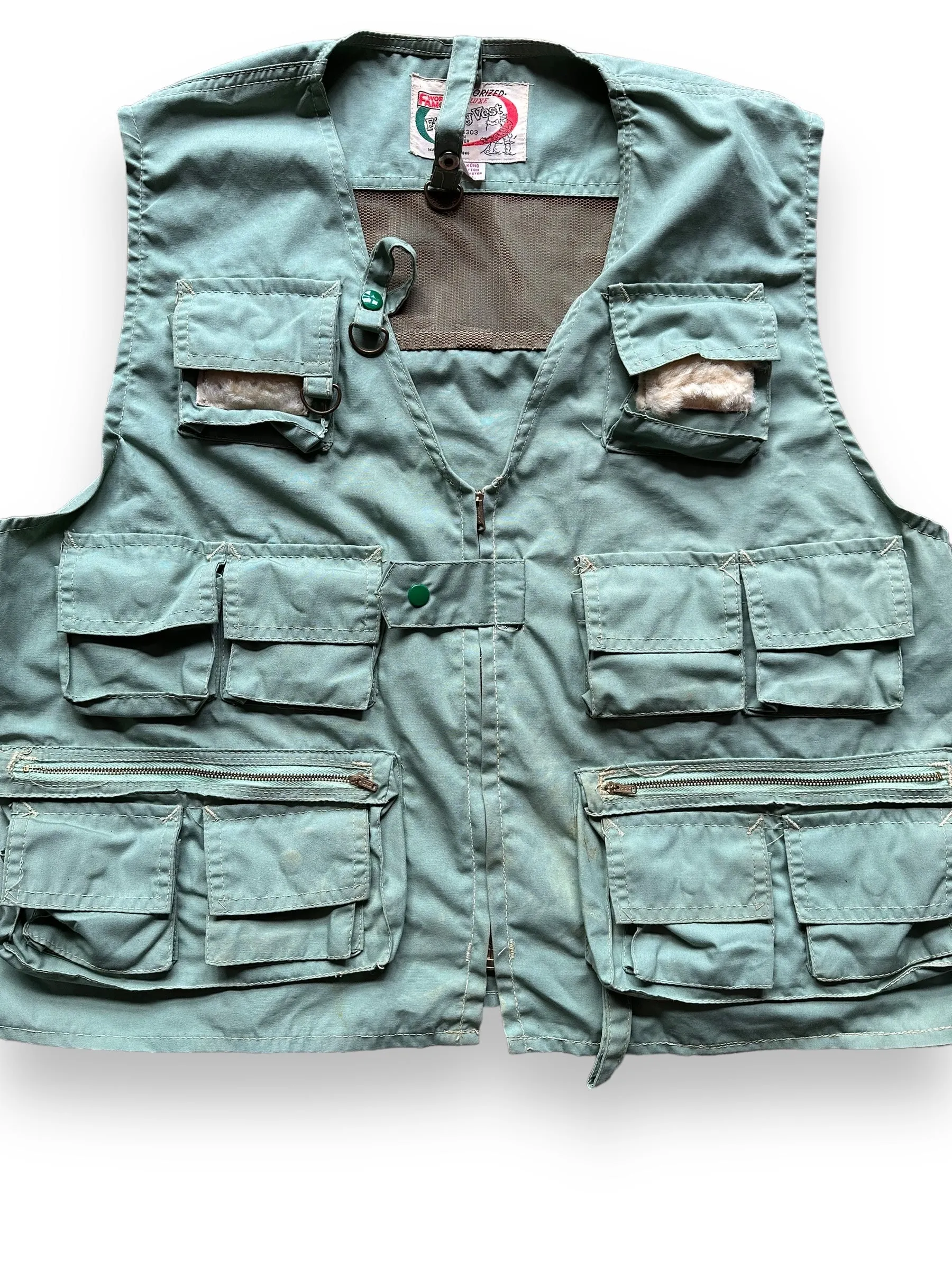 Vintage World Famous Fishing Vest SZ L | Vintage Fishing Vest Seattle | Barn Owl Vintage Seattle