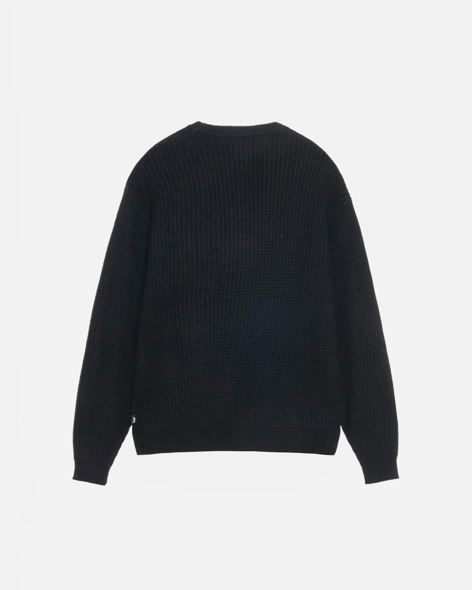WAFFLE KNIT CASHMERE CREW