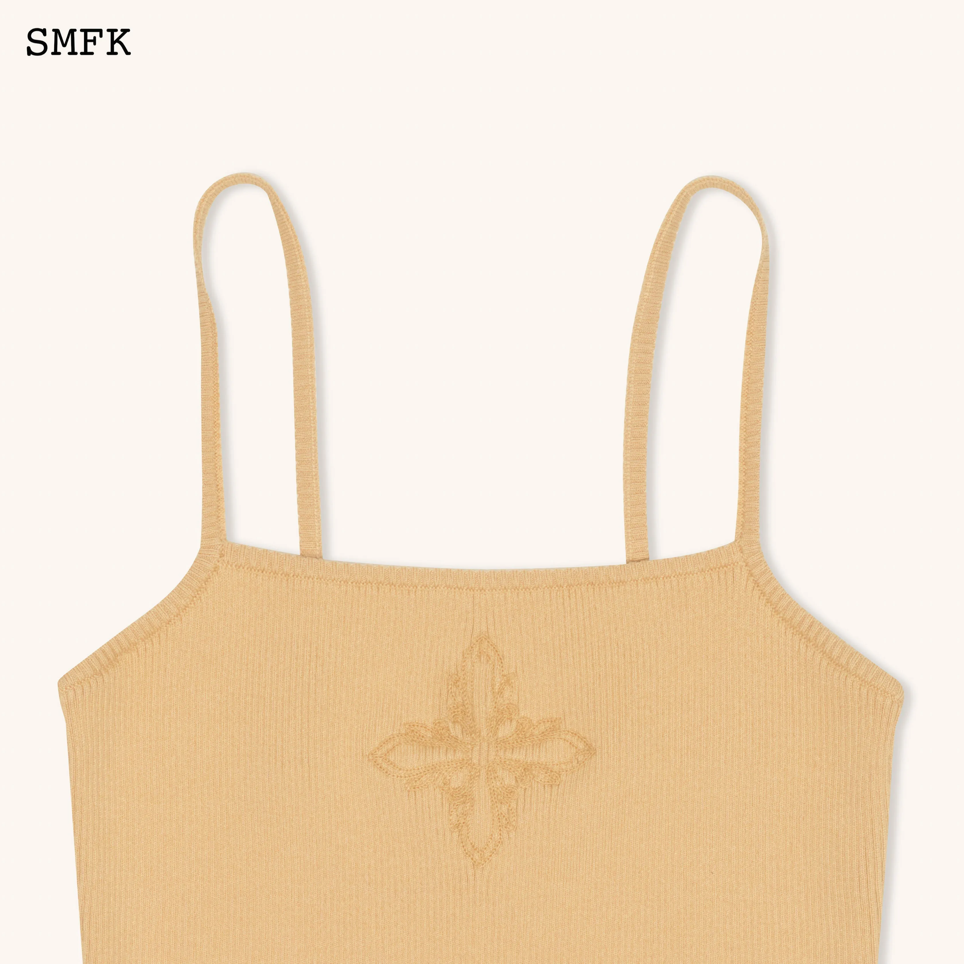 WildWorld Cross Knitted Crop Top