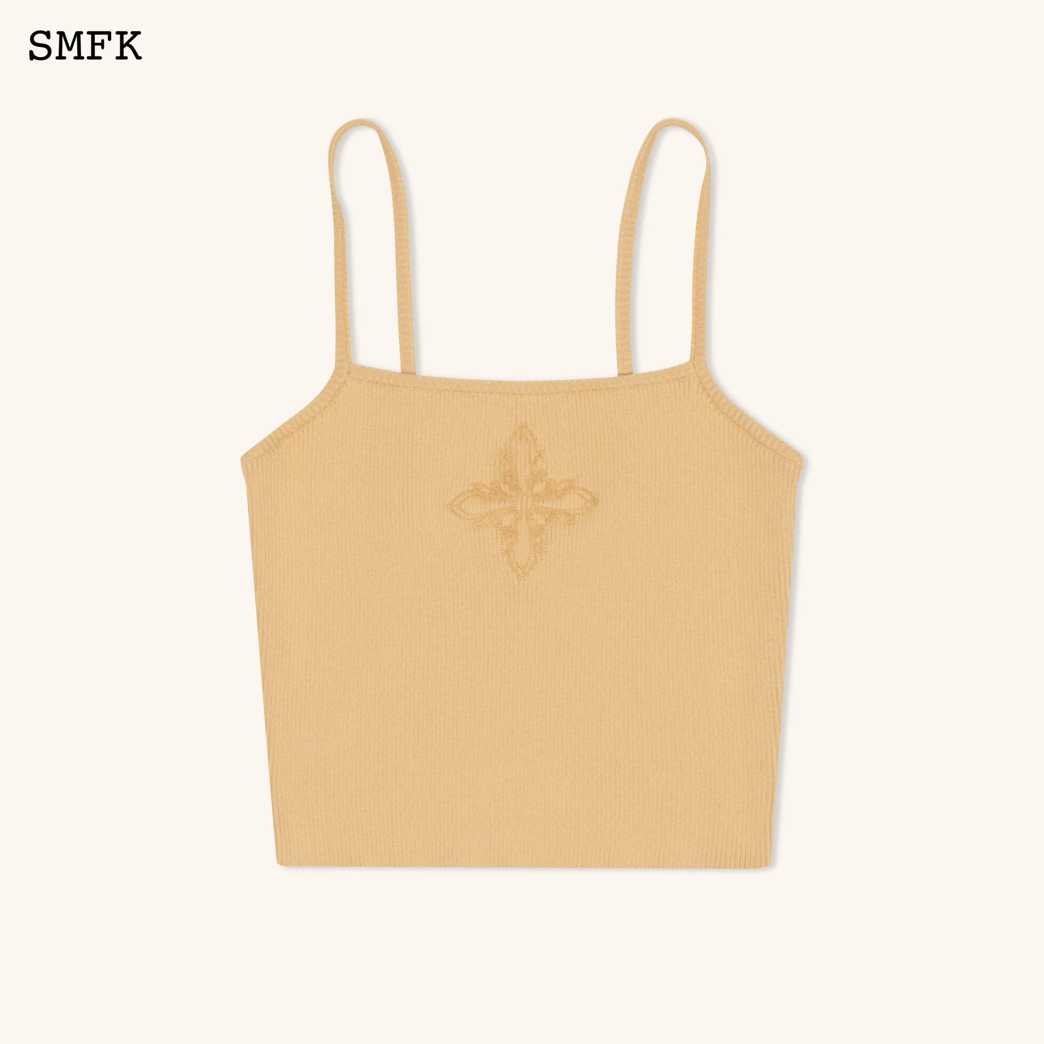 WildWorld Cross Knitted Crop Top